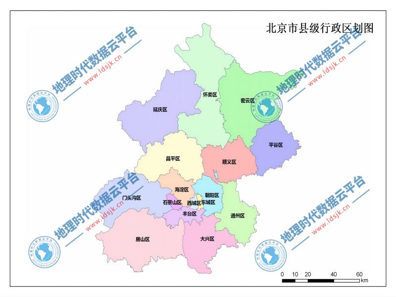 全国范围县级区划数据
