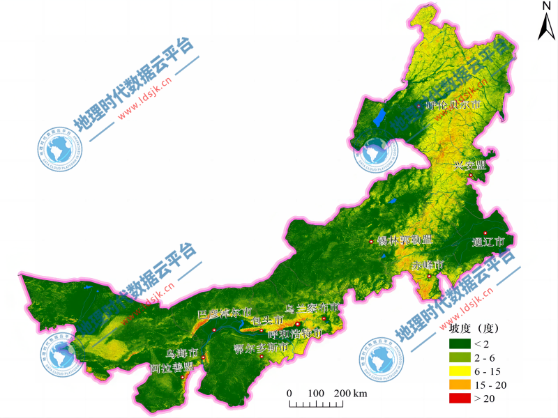 坡度数据